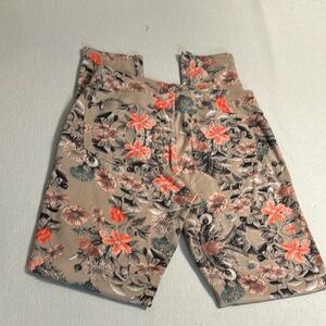 Hue Botanical Print Leggings